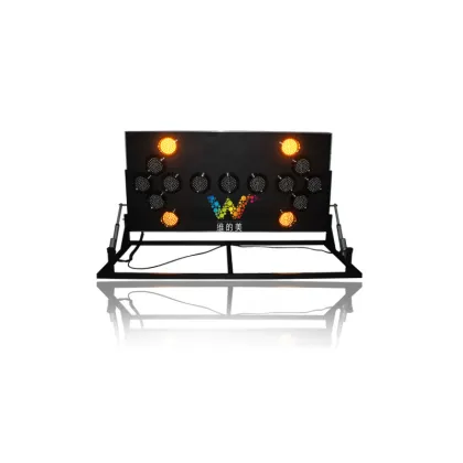 lifting-stand aluminum LED arrow signal traffic sign board