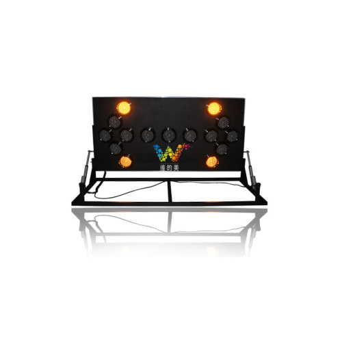 lifting-stand aluminum LED arrow signal traffic sign board