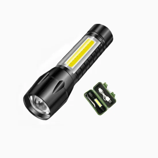 Portable Rechargeable LED Mini Torch Flashlight