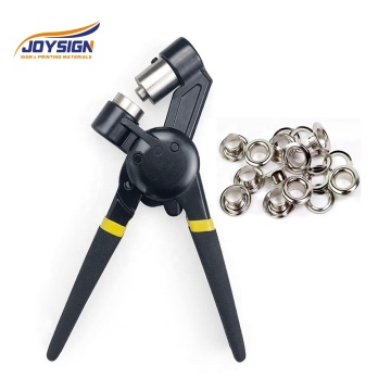 JOYSIGN Portable Handheld Grommet Punching Machine - 3/8 Inch (10mm) Eyelets