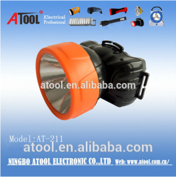 1w led ABS Plastic housing Rechargeable Headlight