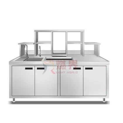 Latest Boba Tea Equipment Working Table and Bubble Milk Tea Counter