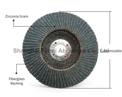 4.5 Inch VSM Zirconia Abrasive Flap Disc