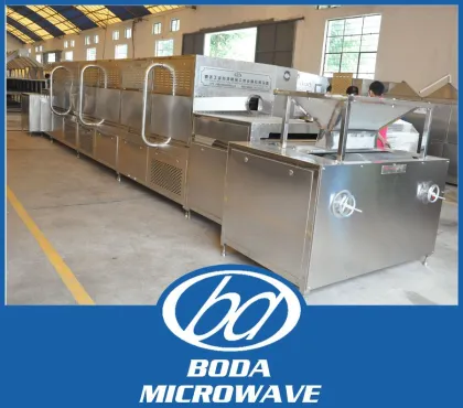 continuous microwave herbs dryer