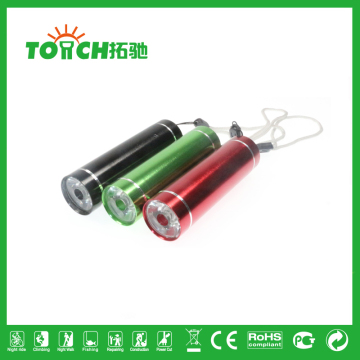 Mini Flashlight With 3*AAA Battery Promotional Portable LED Flashlight torch