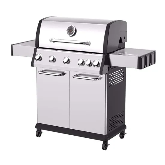 Outdoors Kitchen Professional Cooking Grill Cast Iron Easily Assembled Bbq Gas Grill