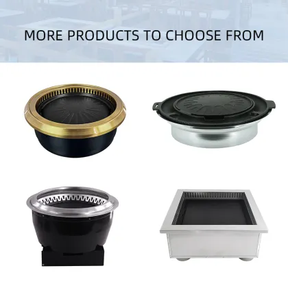 Restaurant dining table korean grill table