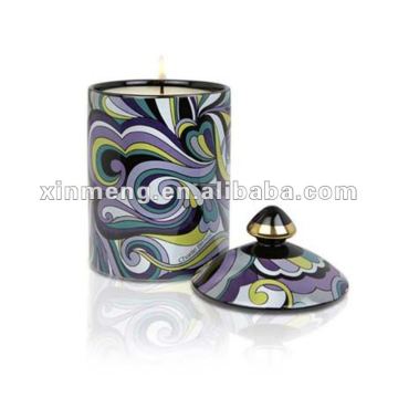 Triple ceramics Scented Natural Soy Wax Candles/Scented soy candle