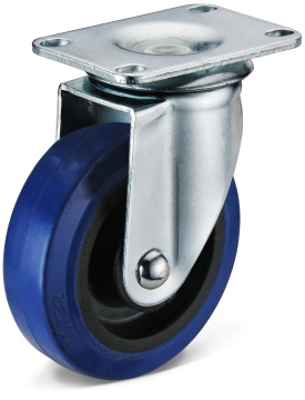 The Elastic Rubber Small Flat Bottom Movable Casters