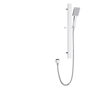 Adjustable shower slide bar set