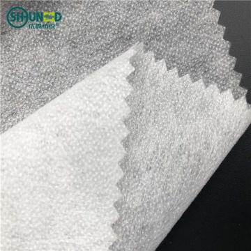 Colorful Double Side Adhesive Non-woven Interlining Double Dot PA Fusible Interfacing Fabric