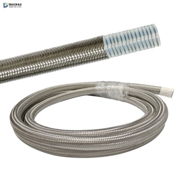 Braided PTFE Hose Smooth Inner PTFE Bellows