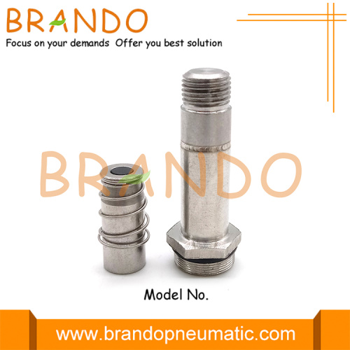 Conjunto de armadura de émbolo de válvula solenoide NC de acero inoxidable