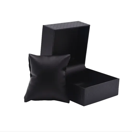 Luxury Matte Black Display Packaging With Velvet Pillow