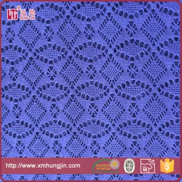 Polyester spandex jacquard for dress