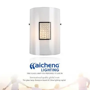 New design crystal glass wall lamp