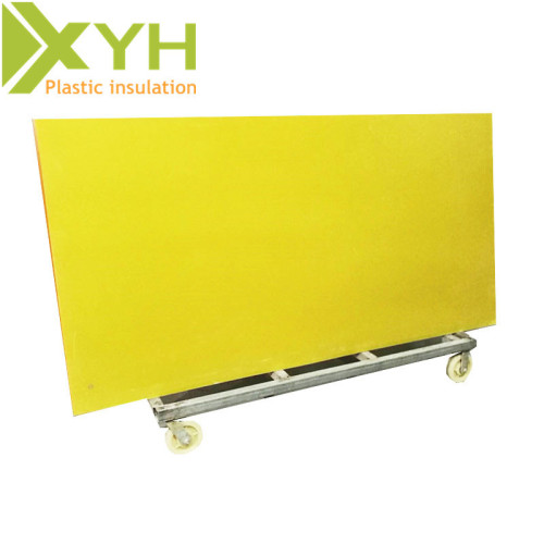 Scheda laminata in tessuto epossidico in vetro FR4/ 3240 foglio in fibra di vetro epossidico giallo