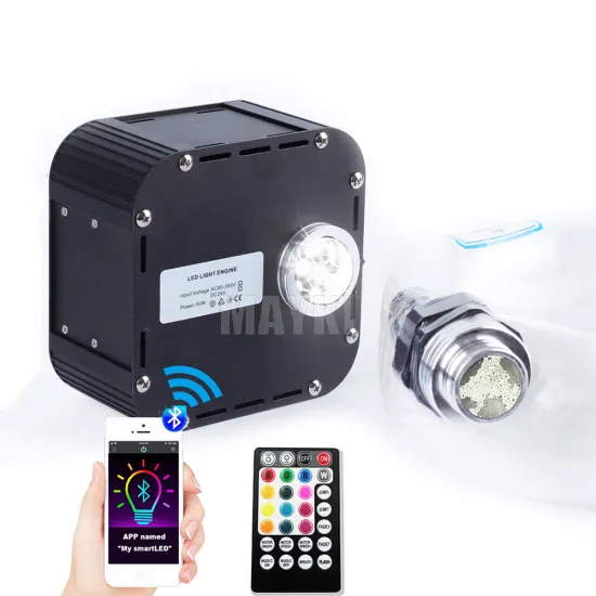 50W RGBW Fiber Optic Light Engine Twinkle Starlight Projector for Fiber Optic Star Ceiling Light