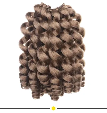 20 strands 8" 80g Jumpy Wand Curl Ombre Braiding Hair Synthetic Crochet Hair Extension  Bounce Crochet Hair Wand Curl