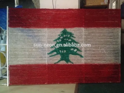 outdoor hanging motif light christmas street 2d motif flag light