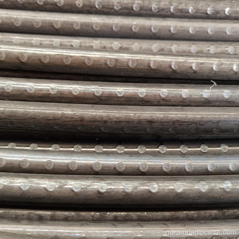 Kawat Keluli Bergaris 4mm Prestressed