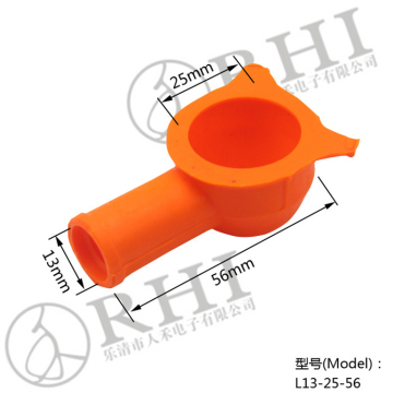 Rubber wire cable lug cap