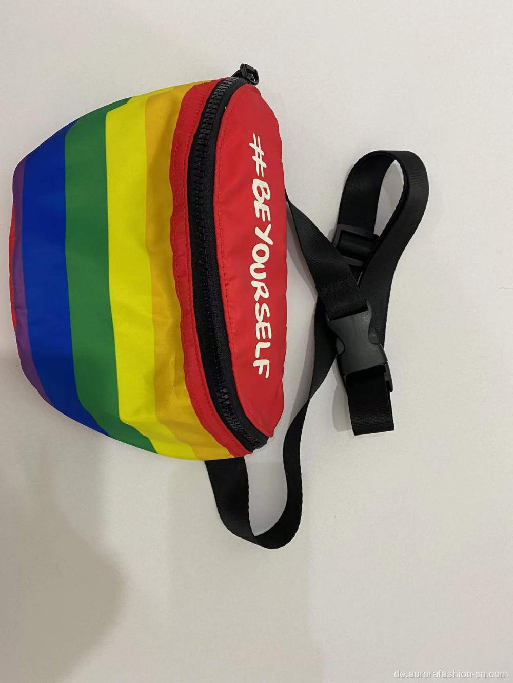 Gürteltasche für Frauen in Regenbogenfarben