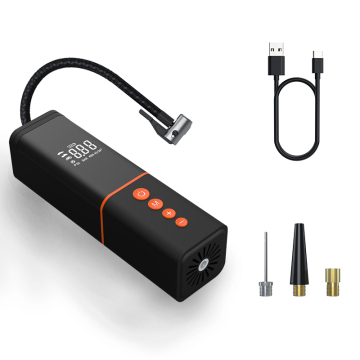 Portable Digital Air Compressor: Mini Cordless Rechargeable 12V Air Pump for Car and Bicycle Inflation