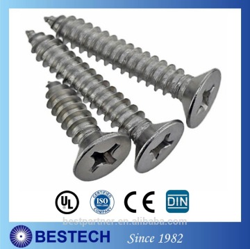 M4 M6 M8 Zinc Plated Steel Phillips Head Self Tapping Screw and Nut