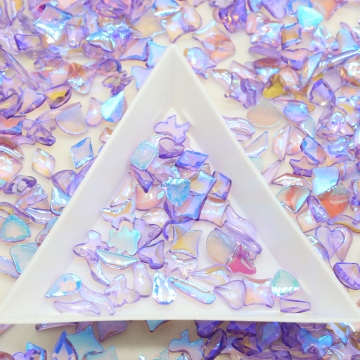 WHATSTONE Transparent Color Resin Shape Nail Art Rhinestones: 10,000pcs Bag, Approximately 310g