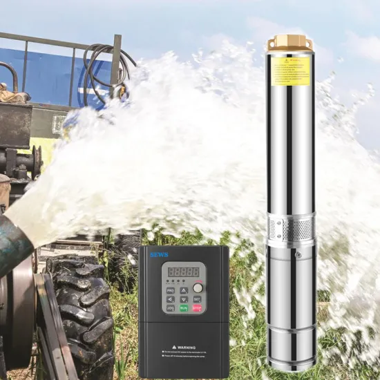 Complete Smart Solar Water Pump with 4-inch Plastic Impeller and Deep Well Capability