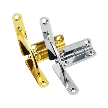 Gold L-Shaped Zinc Alloy Classical Quadrant Hinge for Jewelry Boxes: Enhancing Your Luxury Storage Solution