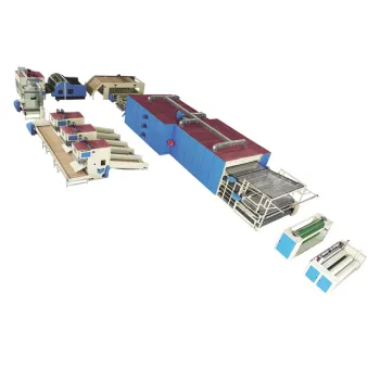 Polyester Wadding Machine Production Line for Glue-Free Nonwoven Fabric and Cotton Fiber Padding