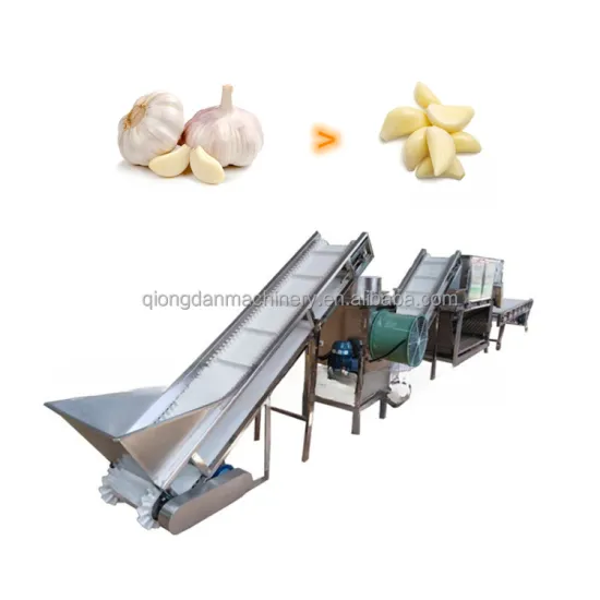 Garlic Cloves Separator Machine: Peeling Garlic Dry Peeling Machinery & Processing Line - Onion Peeler Price On Sale