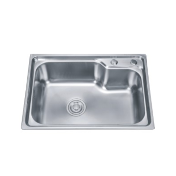 Bồn rửa nhà bếp bằng thép không gỉ cong với thiết kế thực tế