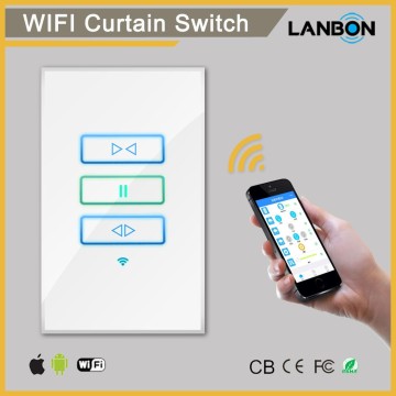 Lanbon L6-HS New High Quality Electric curtain controller phone control and rf remote control factory price