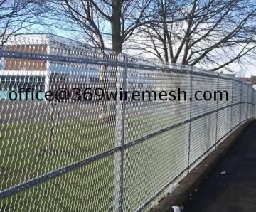 galvanized or PVC coated expanded metal fence