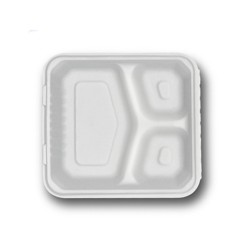 9&#39;&#39;3Disposable Biodeodeable Bagasse Box