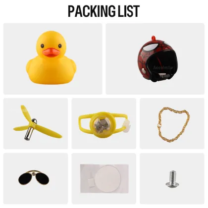 Turbo Duck Electric Bike with Helmet and Bell