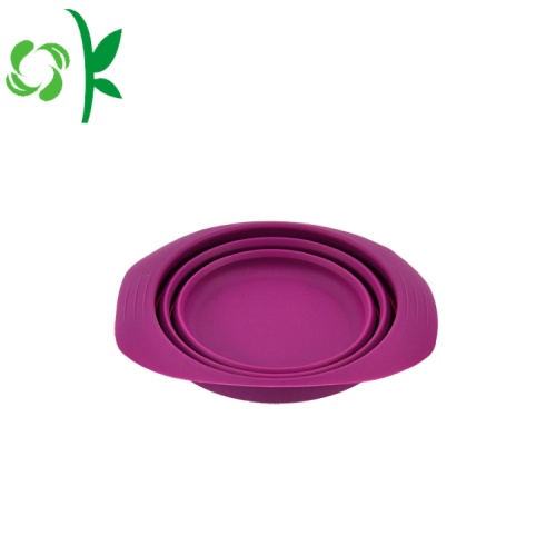 Decorative Silicone Foldable Basket for Fruits Strainer
