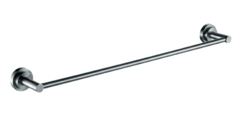Sanitary Ware Stainless Steel Brush Nickel Wall Mount Single Towel Rail 626 01
