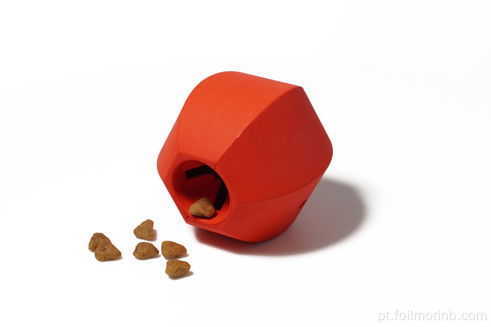 Cão de brinquedo Hexagonal brilhante personalizado com alimentação para animais de estimação
