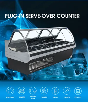 Supermarket Delicatessen and Meat Chiller Display Case