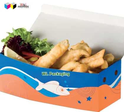 Customized Food Grade Seafood Box Paper for Snacks