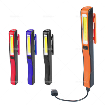 New Plastic LED Rechargeable Pen Flashlight