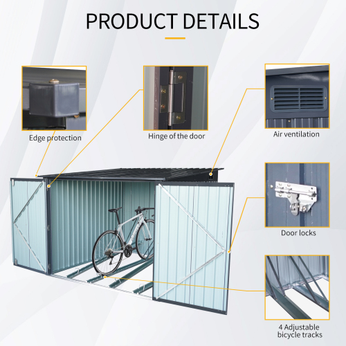 bike storage shed