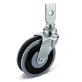 Hot sales Swivel square solid plug caster