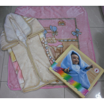 Factory Polyester baby blanket sac