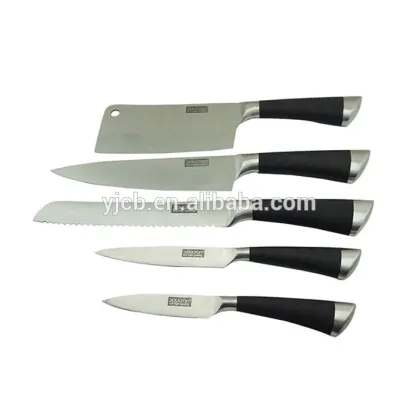 5pcs Stainless steel salad chef knife sets