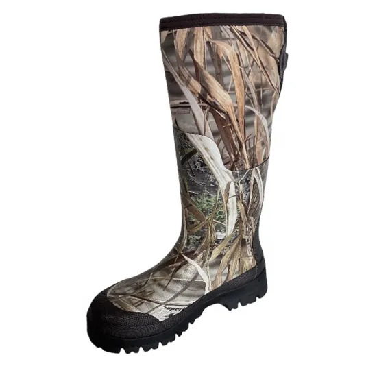 High-Quality 4mm Neoprene & Rubber Waterproof Rain Boots for Men